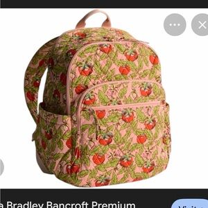 Vera Bradley Bancroft tomato print backpack